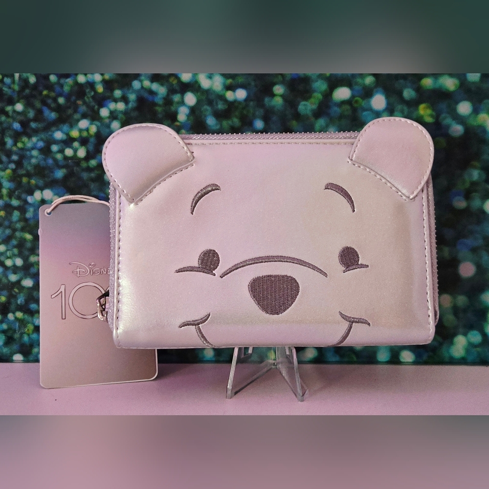 ✨ NWT Loungefly Disney 100 Platinum Winnie the Pooh wallet! ✨